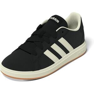 NWT adidas Grand Court 00s Sneaker, Black/Off White/Gum, 5.5 US Unisex Big Kid